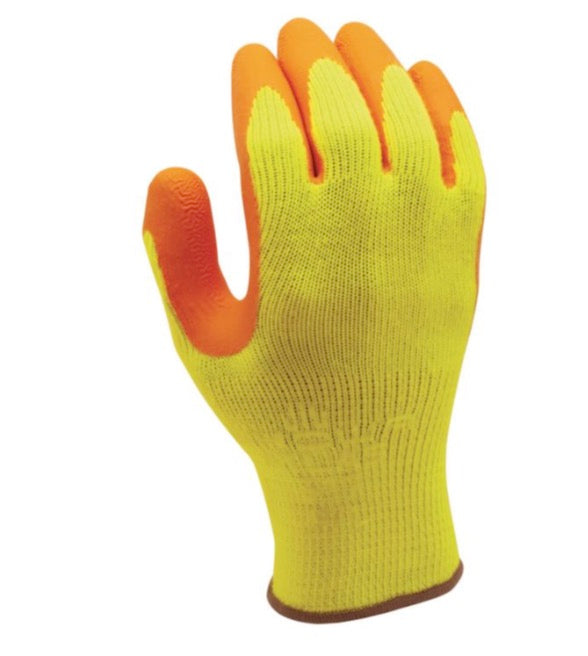 Atlas Hi-Vis Latex Palm Gloves