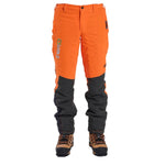 Zero Gen2 Light and Cool Men's UL Chainsaw Pants - Hi Vis Orange By Clogger