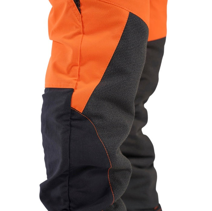 Zero Gen2 Light and Cool Men's UL Chainsaw Pants - Hi Vis Orange By Clogger