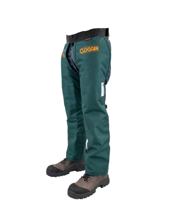 DefenderPRO Tough Oil and Water Resistant UL Chainsaw Chaps Apron Style By Clogger