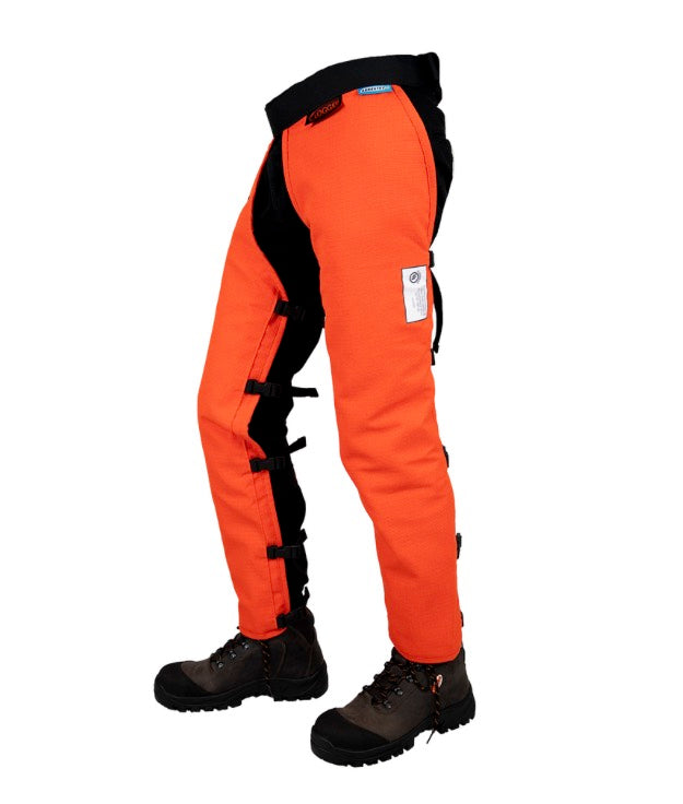 Wildfire Chainsaw Chaps Apron Style USFS Approved NFPA 1977 for Wildland Firefighters By Clogger