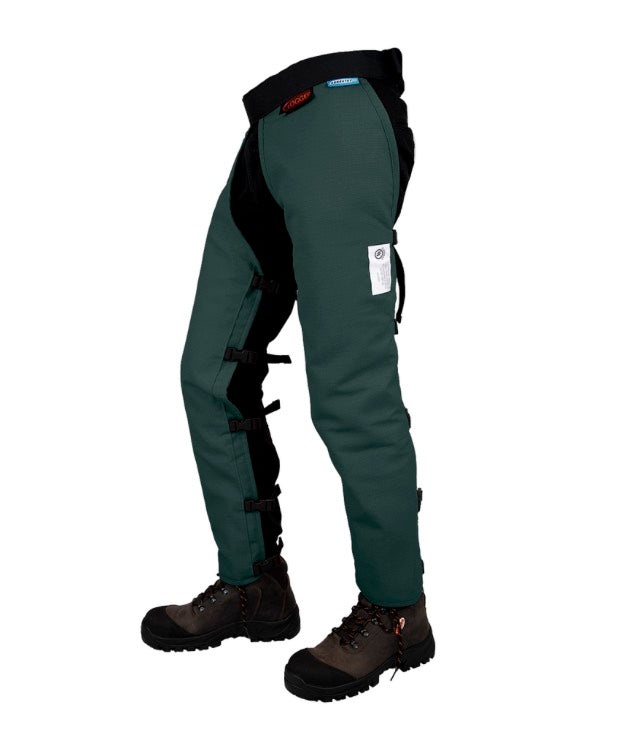 Wildfire Chainsaw Chaps Apron Style USFS Approved NFPA 1977 for Wildland Firefighters By Clogger