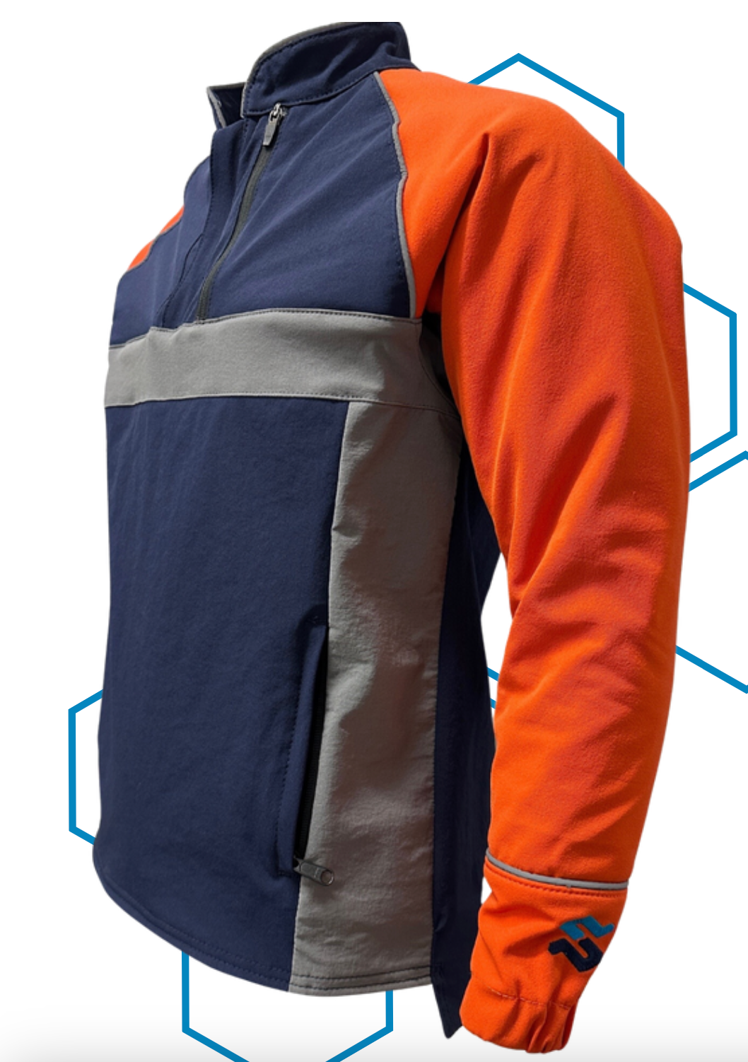 SwedePro Chainsaw Protective Pro quarter-zip pull over