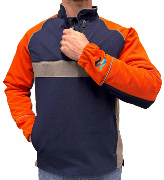 SwedePro Chainsaw Protective Pro quarter-zip pull over