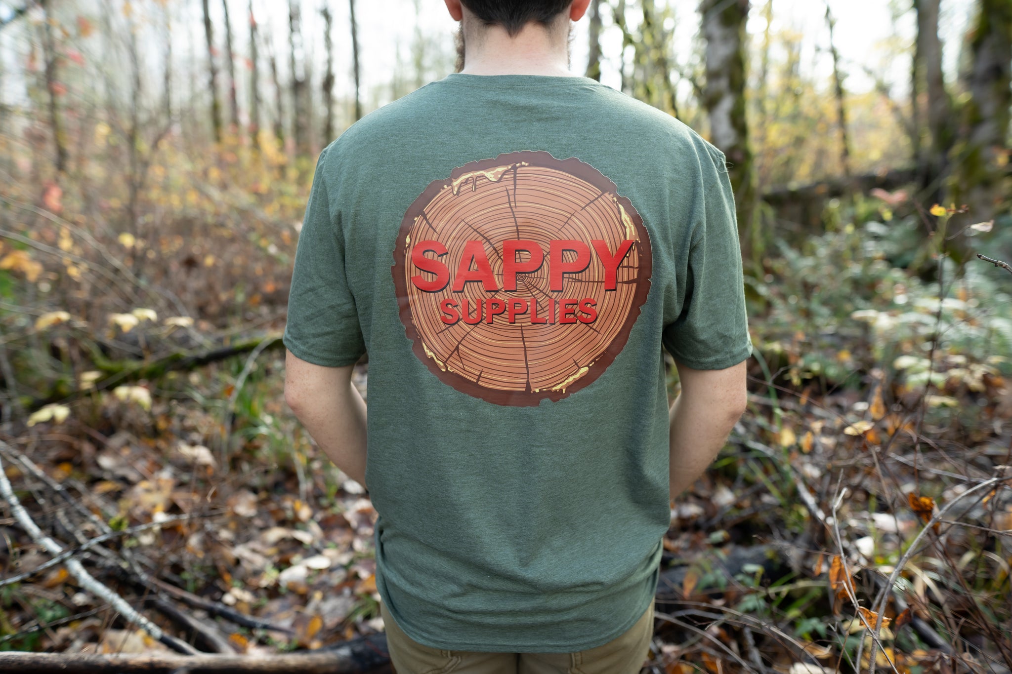 Sappy Supplies Shirt Forest Green