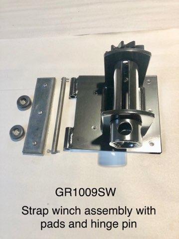 GRCS Strap winch assembly w/ pads and hinge