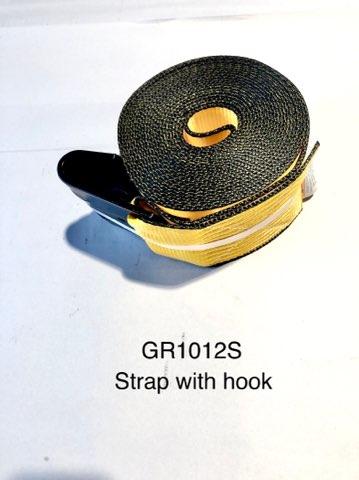 GRCS Strap with hook, 20,000lbs 4” x 20’