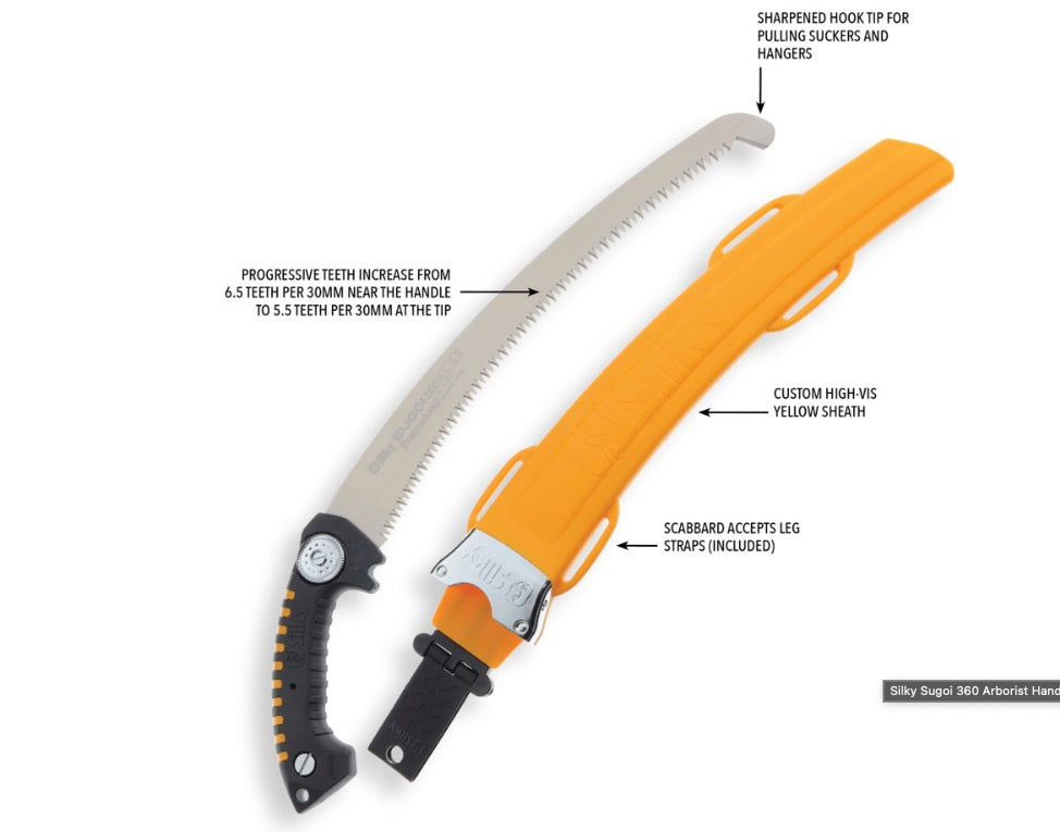 Silky Sugoi Curved Arborist Handsaw