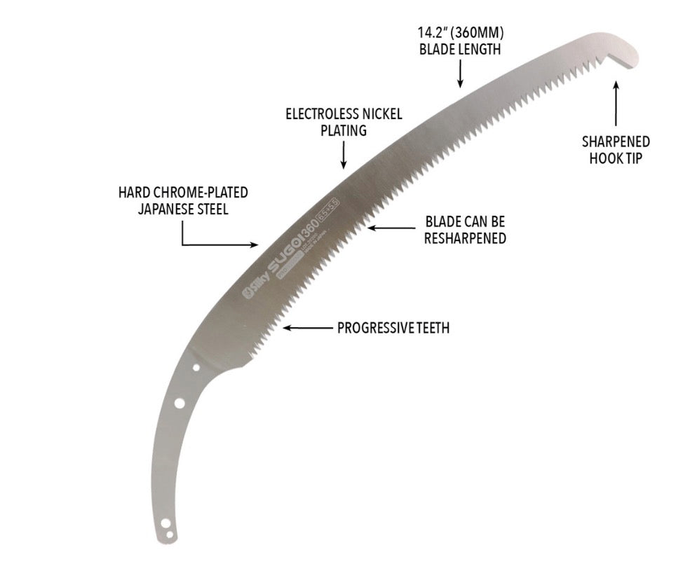 Silky Sugoi Curved Arborist Handsaw